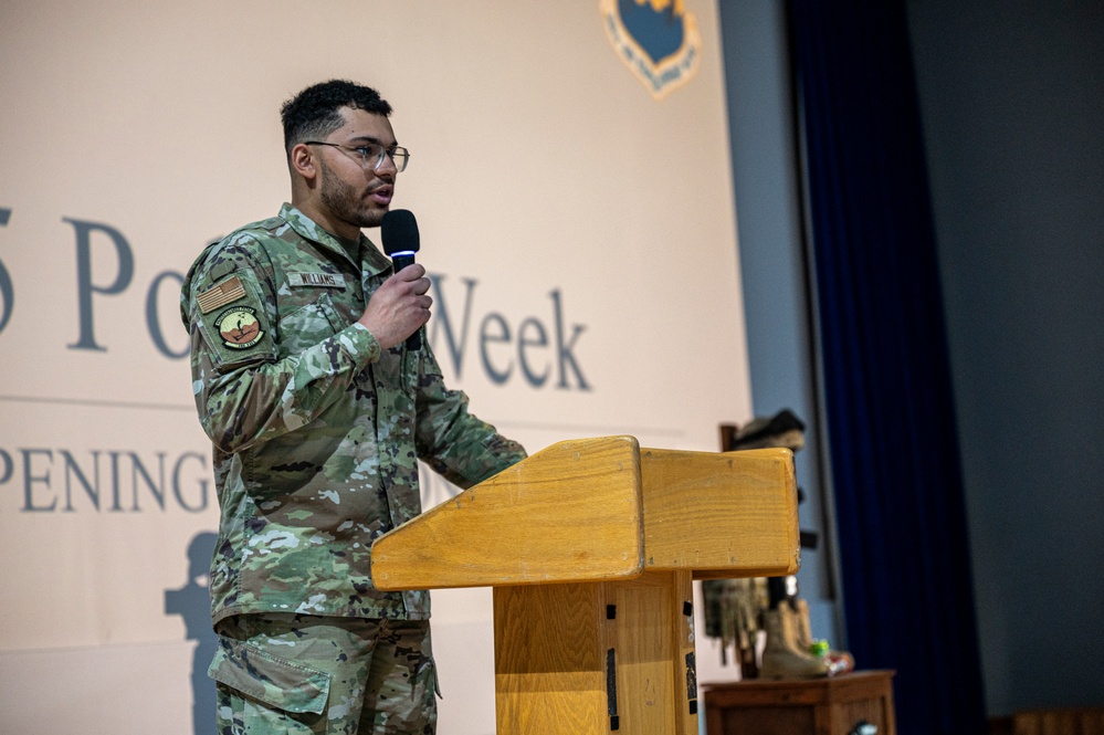 386th AEW Police Week 2025: Opening Ceremony