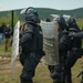 Partner nations participate in crowd control during Beyond the Horizon 2025