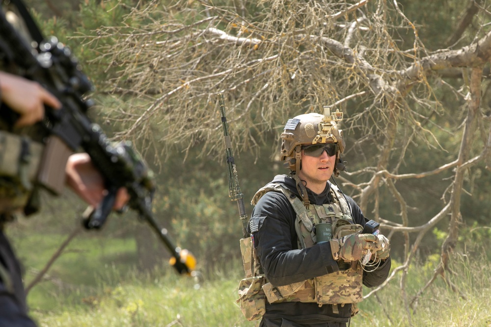 U.S. Army serving as opposing force prepares for simulated engagement Combined Resolve 25-2