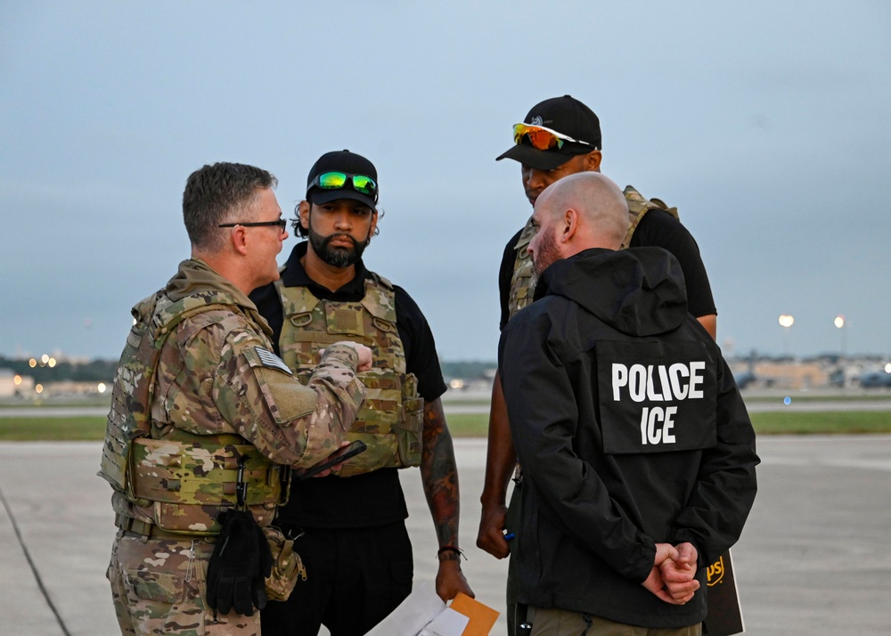 DoD, ICE conducts Operation Southern Guard mission