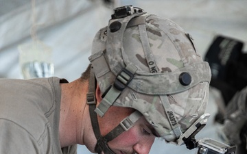 1-501st Aviation Battalion Conducts Point-to-Point Blood Transfusion Training During Combined Resolve 25-2