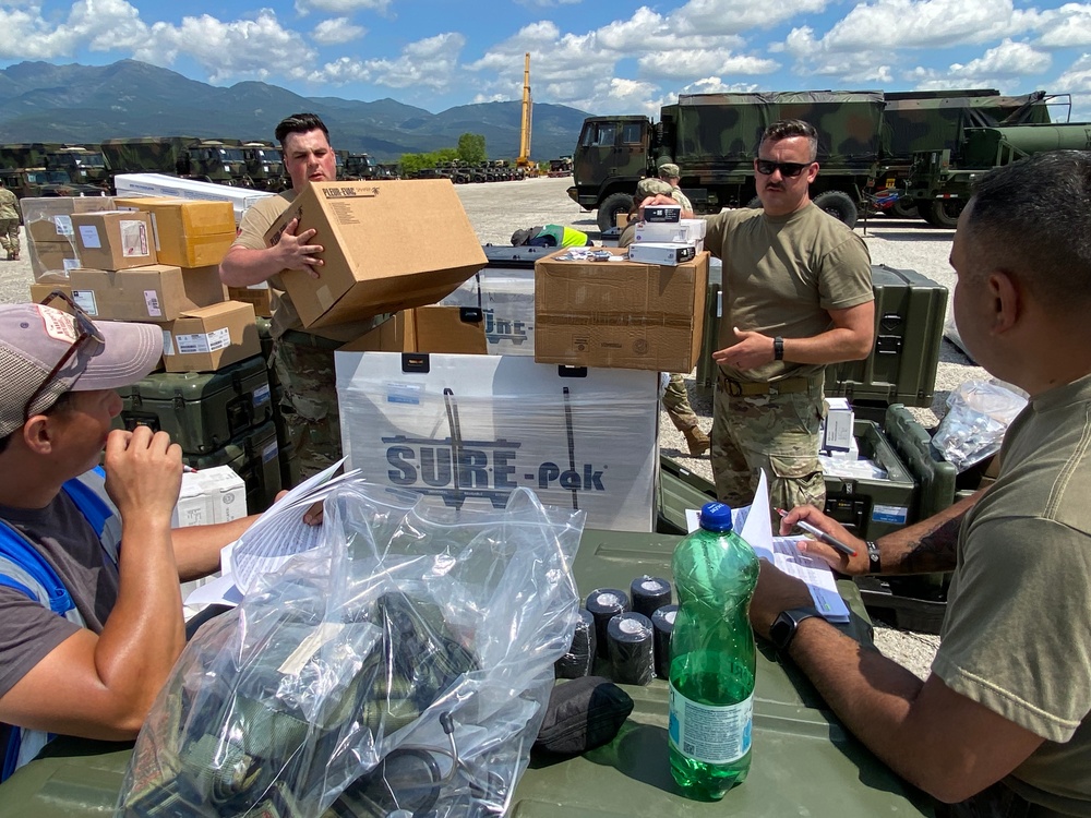 Infantry APS-2 set, more issued to Vermont Army National Guard in Greece for DEFENDER 25