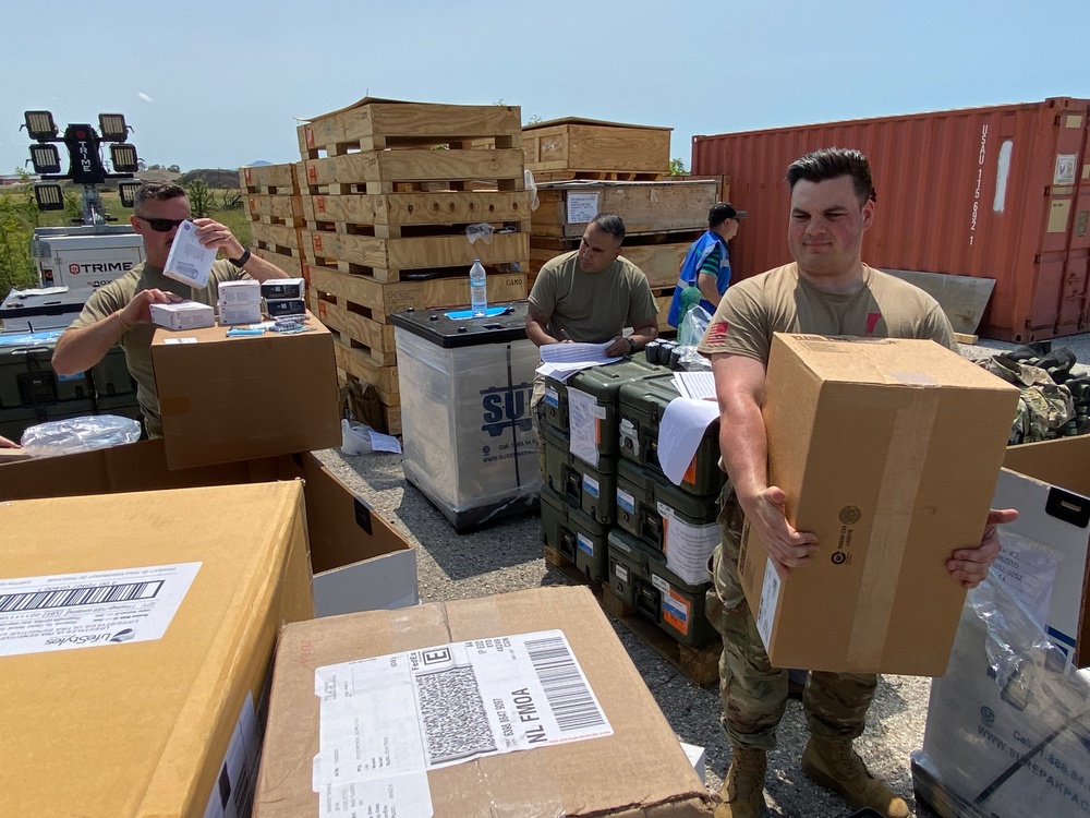 Infantry APS-2 set, more issued to Vermont Army National Guard in Greece for DEFENDER 25