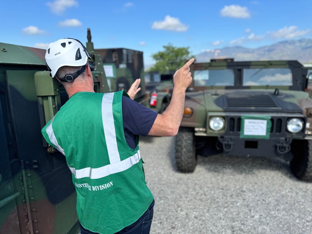 Infantry APS-2 set, more issued to Vermont Army National Guard in Greece for DEFENDER 25
