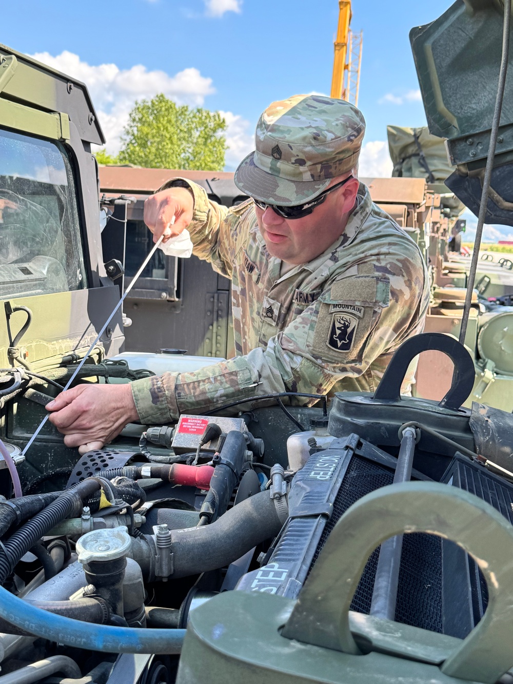 Infantry APS-2 set, more issued to Vermont Army National Guard in Greece for DEFENDER 25