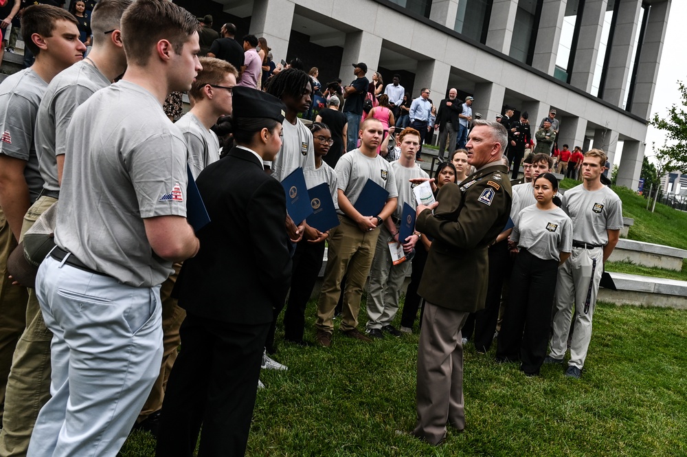 VNG Soldiers recognized during Military Signing Day