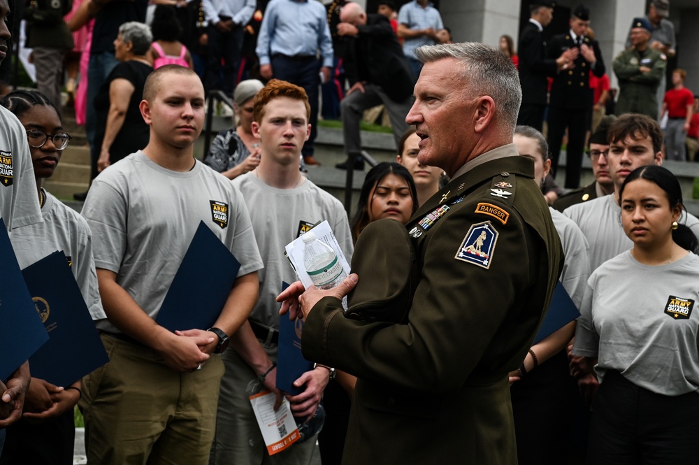 VNG Soldiers recognized during Military Signing Day