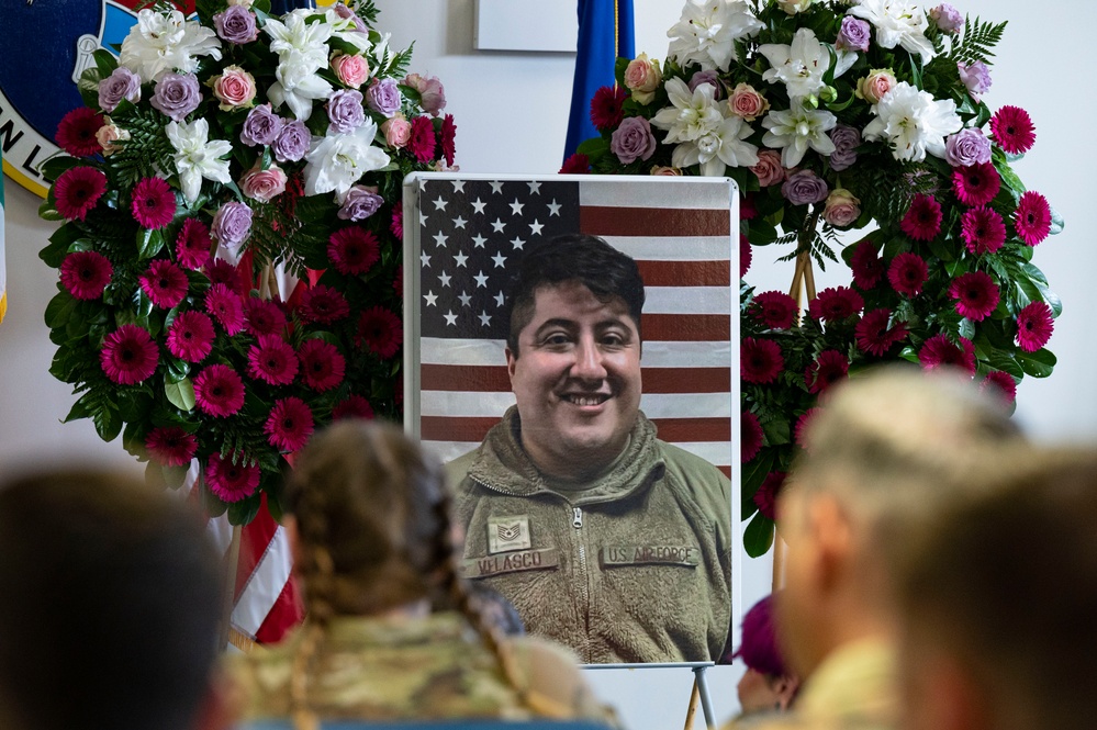 31st Fighter Wing hosts memorial ceremony for Tech. Sgt. Clemente Velasco