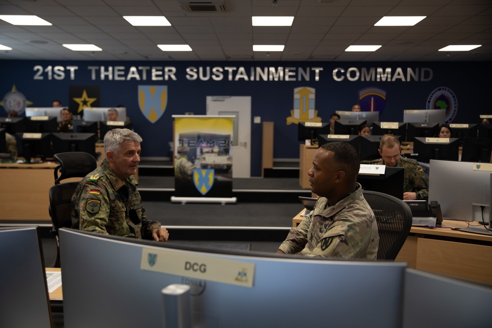 21st TSC CG meets with Bundeswehr DV