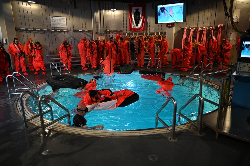 Naval Submarine School Submarine Escape Trainer