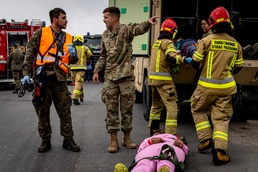 Polish, USAG Poland and V Corps Forces Sharpen Emergency Response