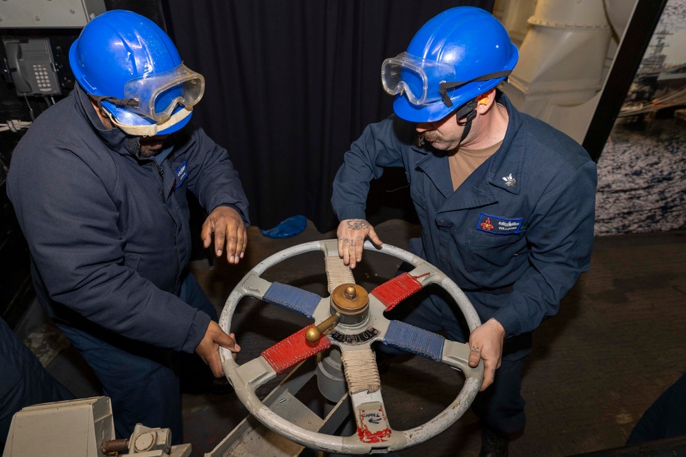 Daily Operations Aboard USS George H.W. Bush (CVN 77)