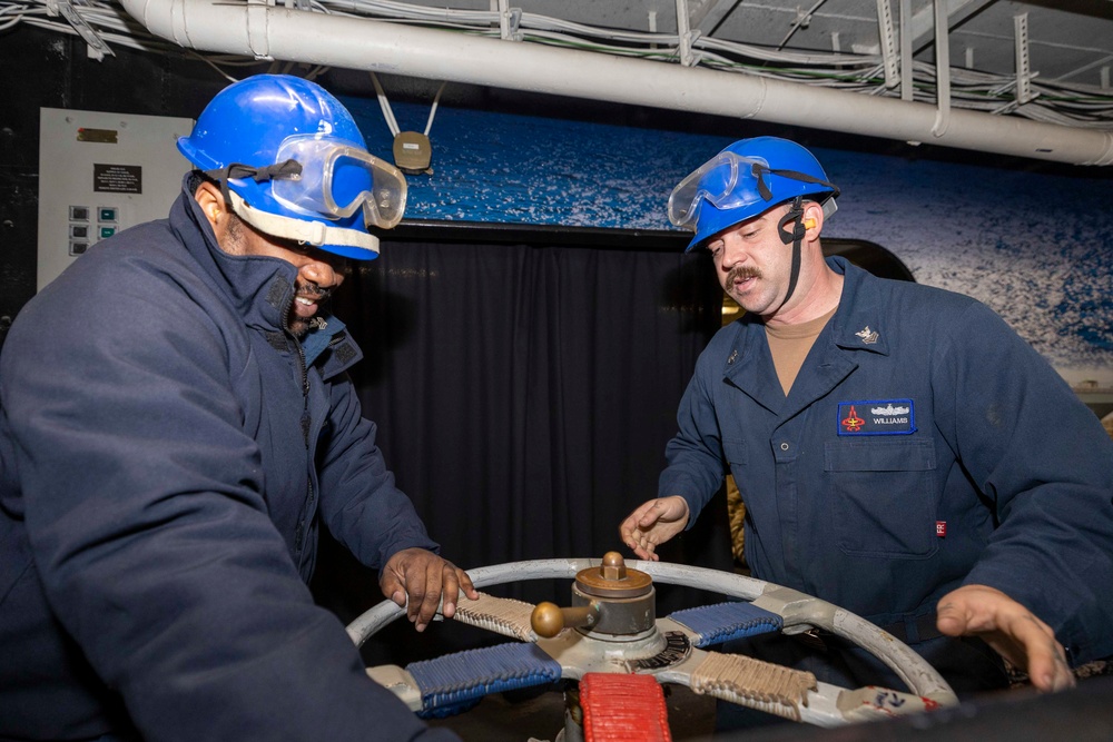 Daily Operations Aboard USS George H.W. Bush (CVN 77)