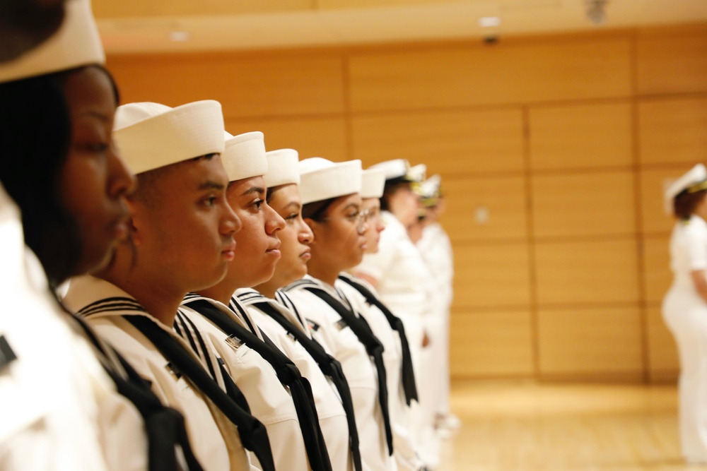 NMRC Conducts Summer Uniform Inspection
