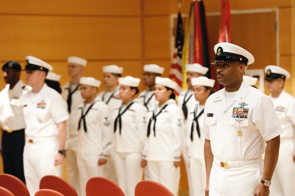 NMRC Conducts Summer Uniform Inspection