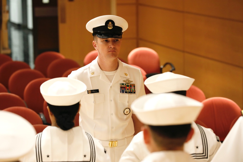 NMRC Conducts Summer Uniform Inspection