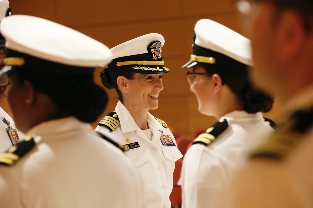 NMRC Conducts Summer Uniform Inspection