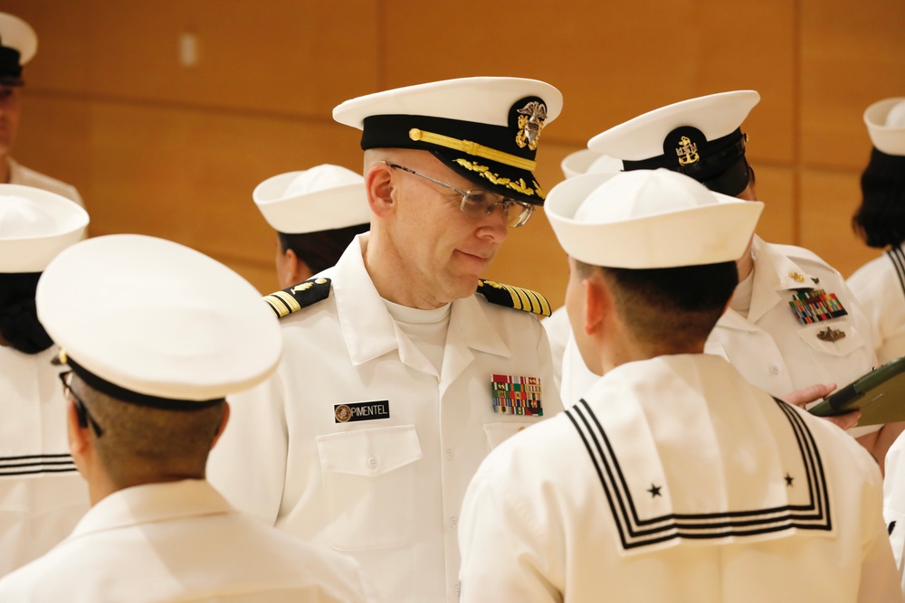 NMRC Conducts Summer Uniform Inspection