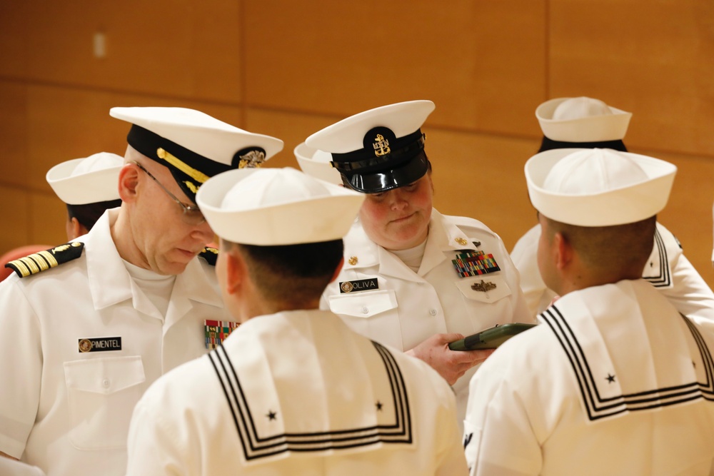 NMRC Conducts Summer Uniform Inspection