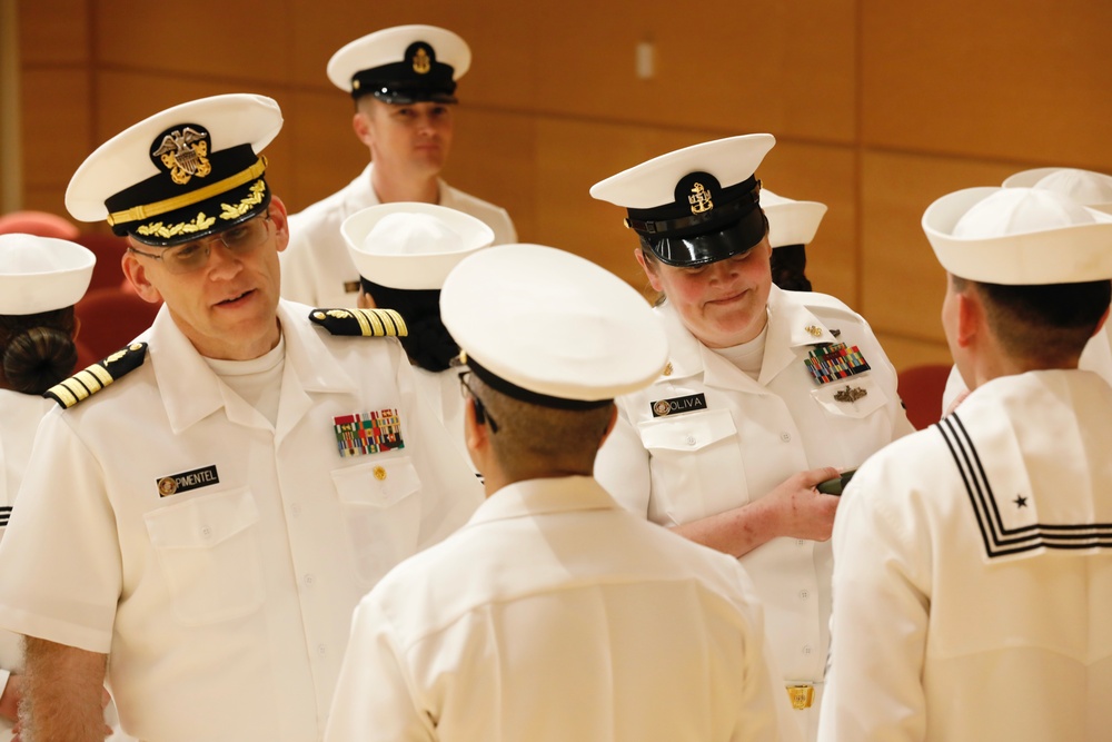NMRC Conducts Summer Uniform Inspection