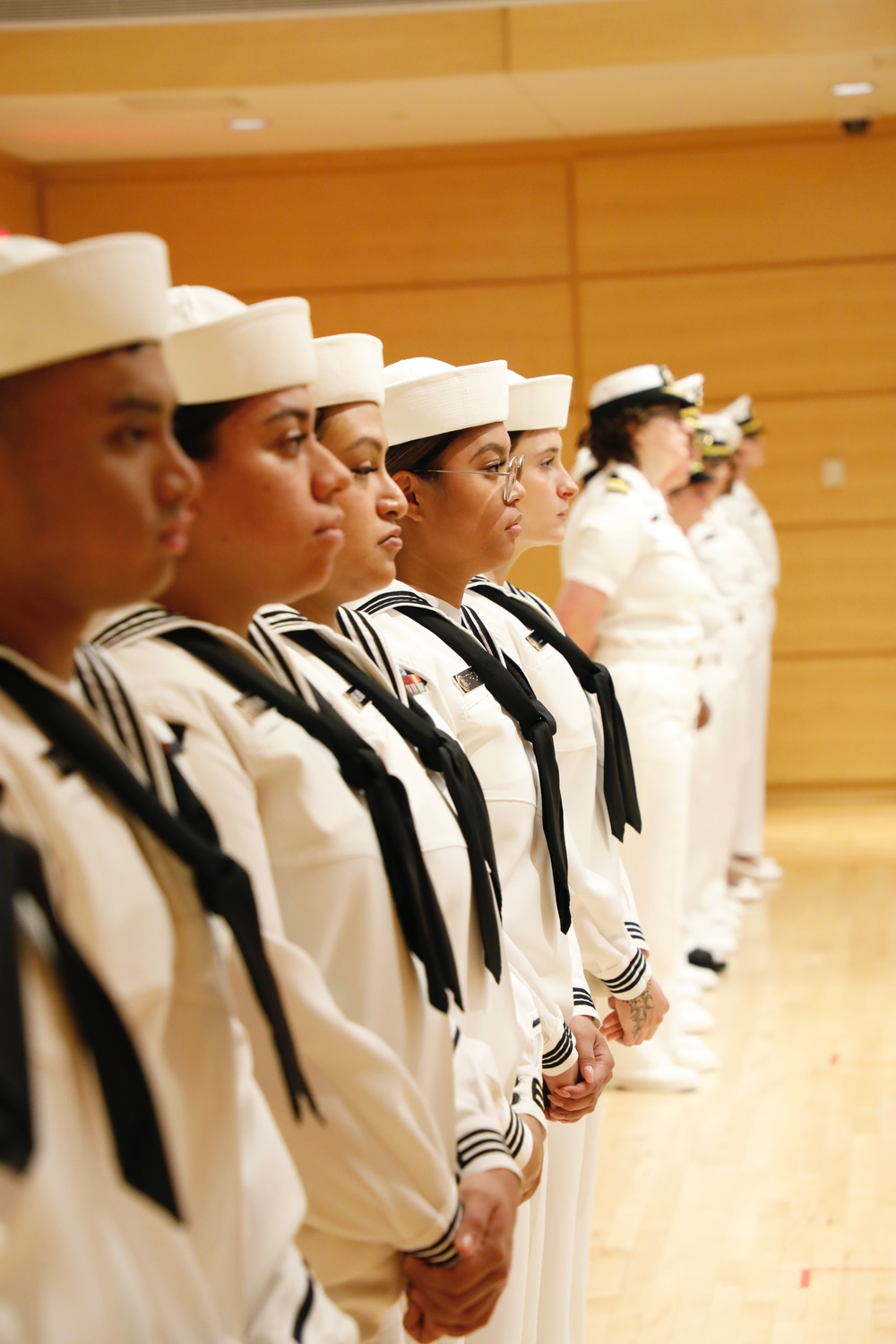 NMRC Conducts Summer Uniform Inspection