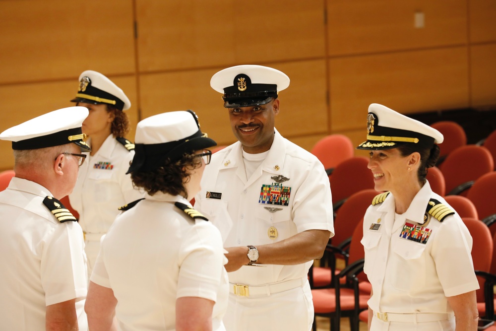 NMRC Conducts Summer Uniform Inspection