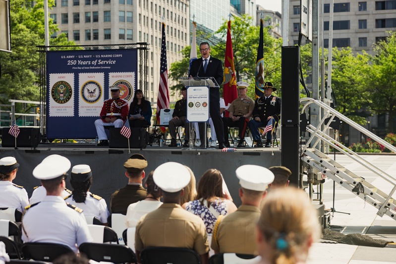 Armed Forces 250th Stamp Ceremony