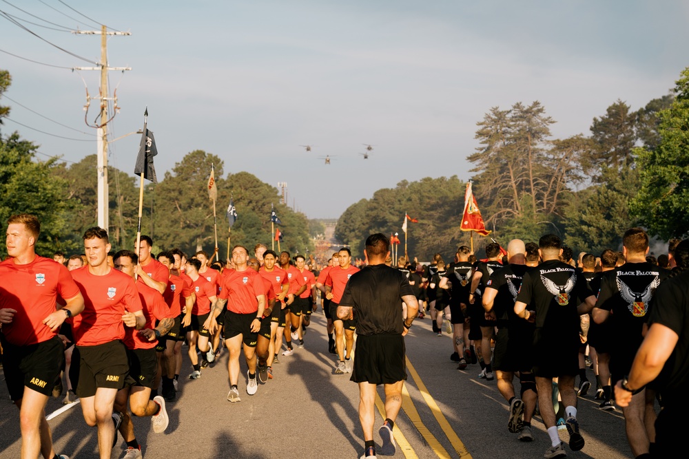 82nd Airborne Division All American Week 2025-Run