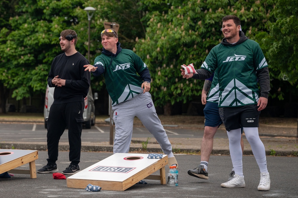 U.S., UK, French militaries compete in flag football tournament 2025