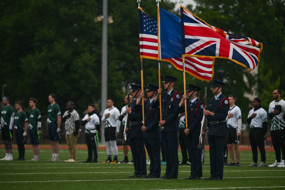 U.S., UK, French militaries compete in flag football tournament 2025