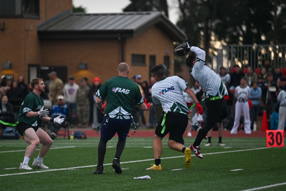 U.S., UK, French militaries compete in flag football tournament 2025