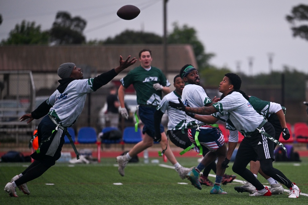 U.S., UK, French militaries compete in flag football tournament 2025