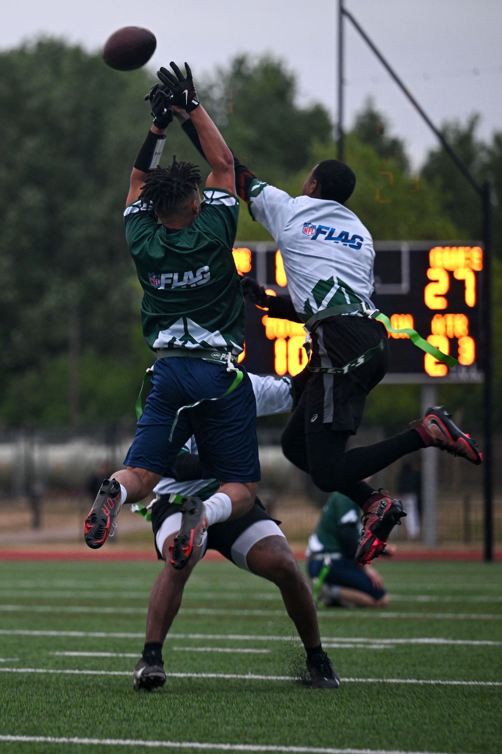 U.S., UK, French militaries compete in flag football tournament 2025