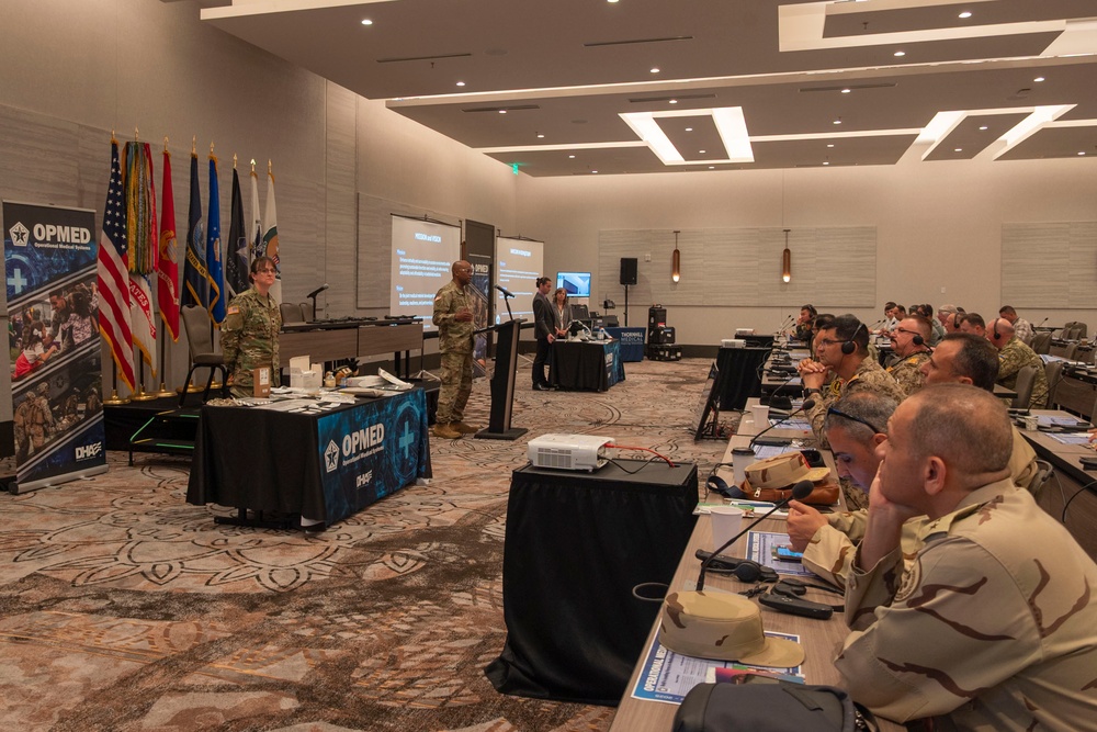 Operational Medical Systems team presents at U.S. Central Command’s 2025 Medical Security Cooperation Exchange