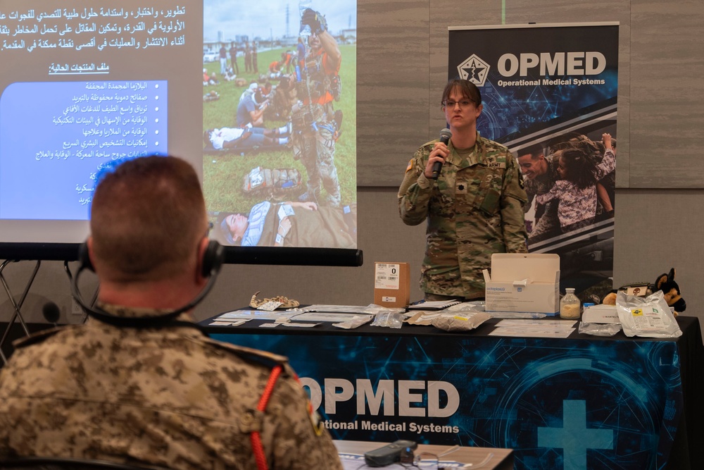 Operational Medical Systems team presents at U.S. Central Command’s 2025 Medical Security Cooperation Exchange