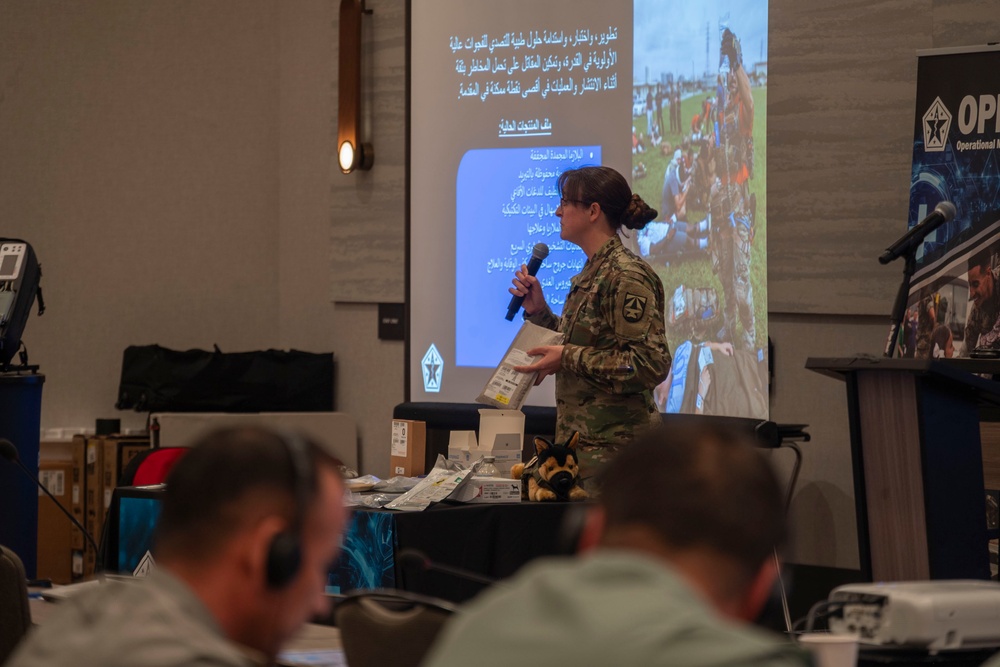 Operational Medical Systems team presents at U.S. Central Command’s 2025 Medical Security Cooperation Exchange