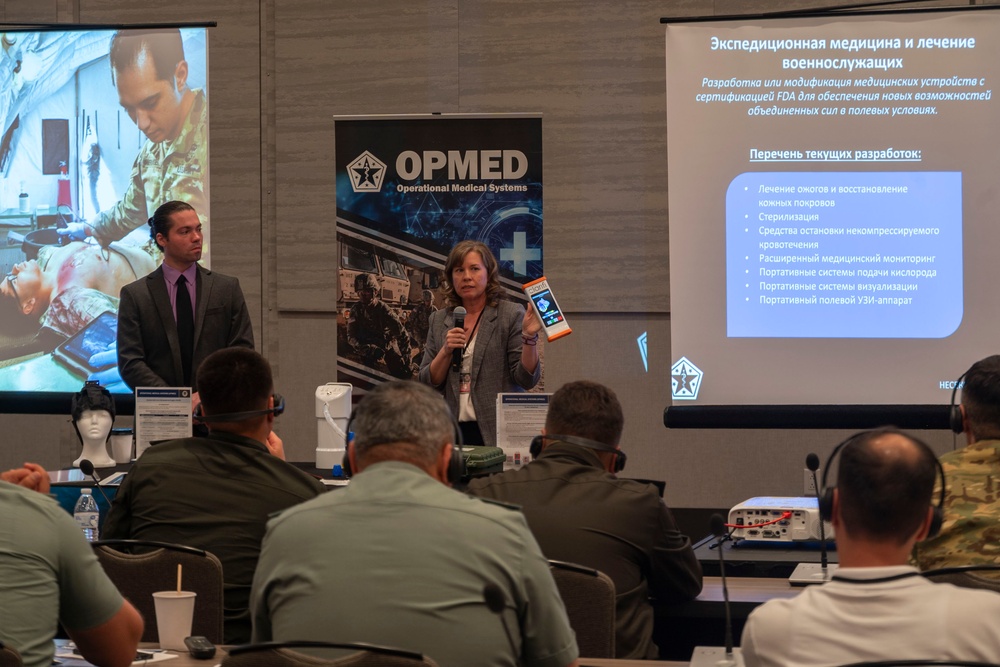 Operational Medical Systems team presents at U.S. Central Command’s 2025 Medical Security Cooperation Exchange