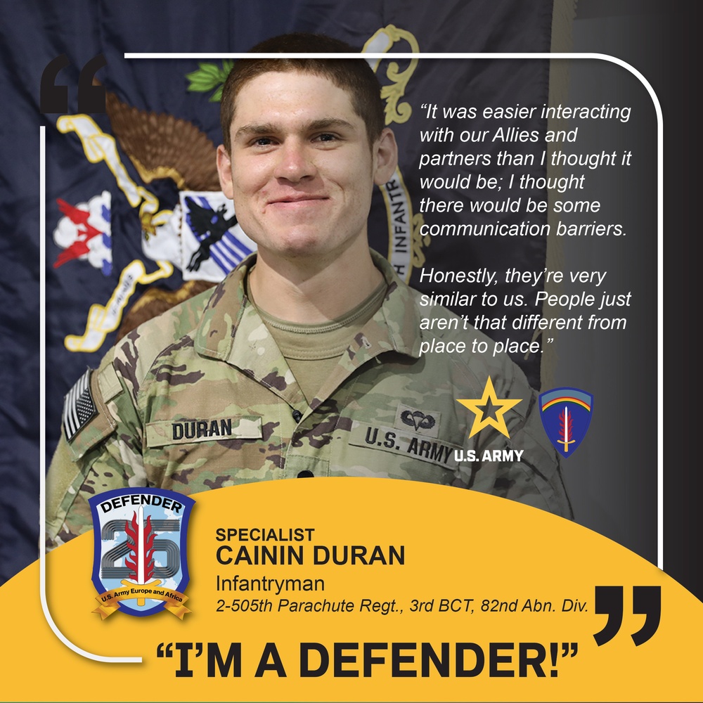 I'M A DEFENDER - SPC Cainin Duran