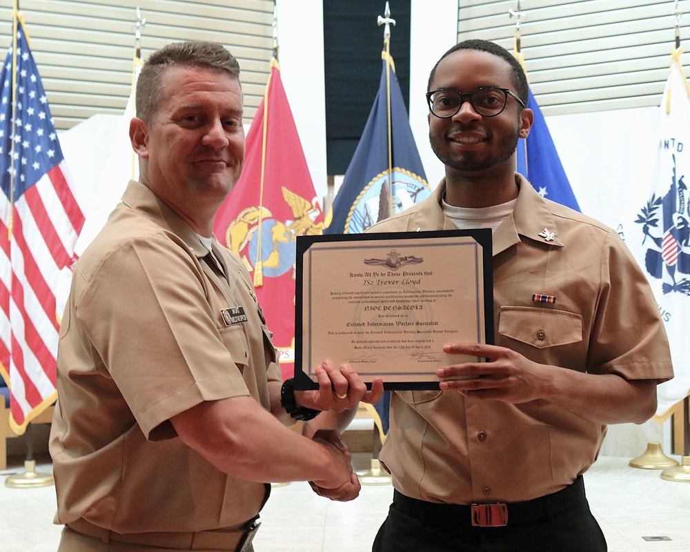 NIOC Pensacola Holds Awards Ceremony for the Month of May