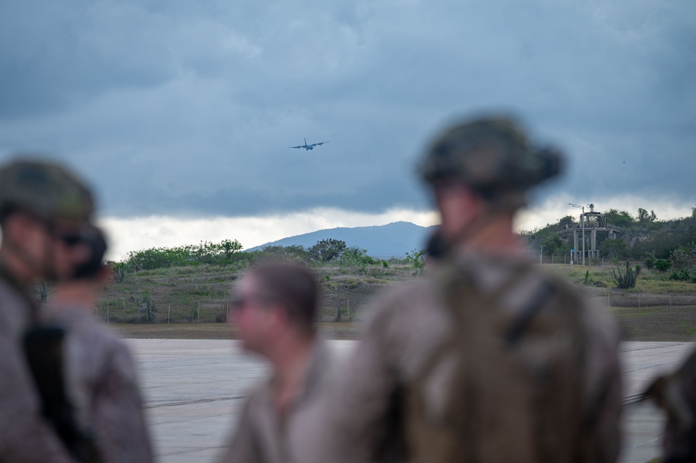 DoD supports interagency partners during illegal alien arrival flight