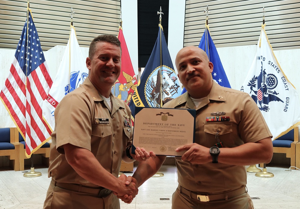 NIOC Pensacola Holds Awards Ceremony for the Month of May