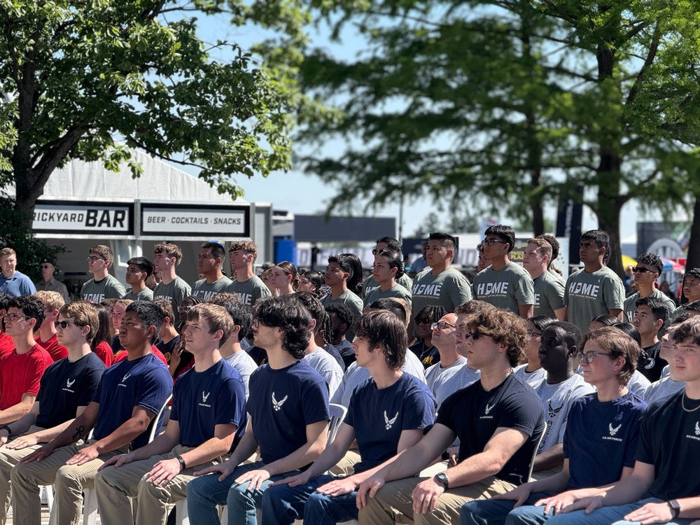 One Oath, Many Futures: Indiana's Joint Enlistment Ceremony at the Indianapolis Motor Speedway