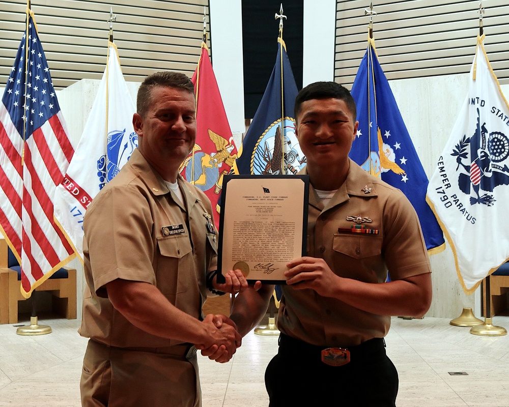 NIOC Pensacola Holds Awards Ceremony for the Month of May