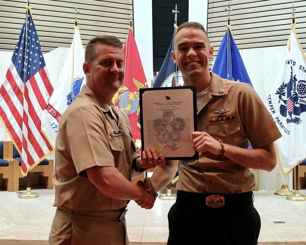 NIOC Pensacola Holds Awards Ceremony for the Month of May