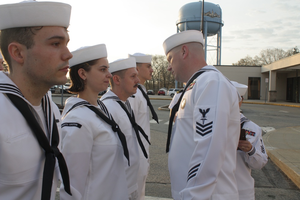Navy Medicine Readiness and Training Unit Groton Conducts Uniform Inspection