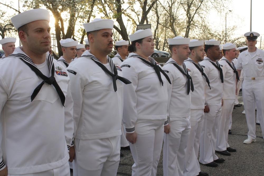 Navy Medicine Readiness and Training Unit Groton Conducts Uniform Inspection