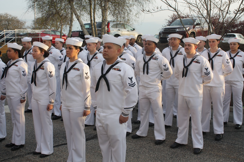Navy Medicine Readiness and Training Unit Groton Conducts Uniform Inspection