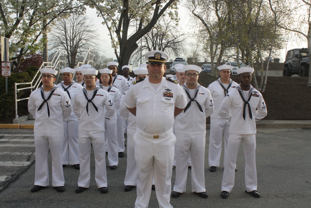 Navy Medicine Readiness and Training Unit Groton Conducts Uniform Inspection