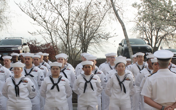 Navy Medicine Readiness and Training Unit Groton Conducts Uniform Inspection