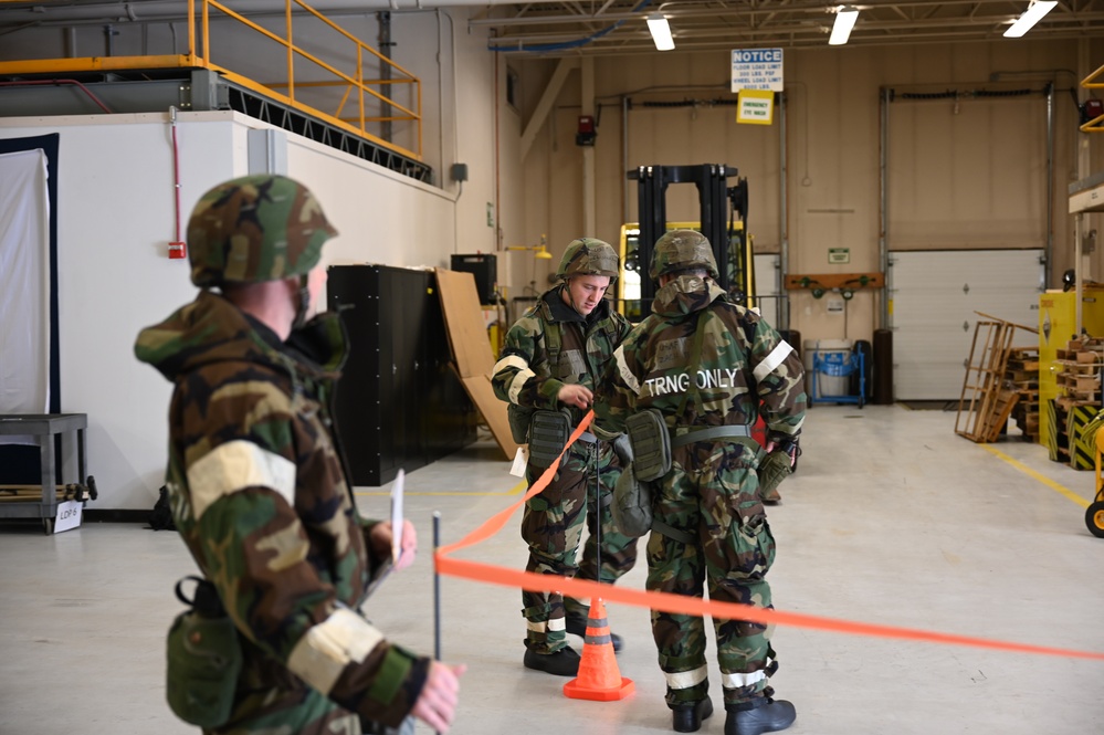 168th Wing Sharpens Readiness with CBRN Training